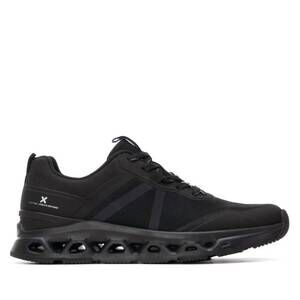 NEW XTI men's performance comfort sneakers with airsole in black